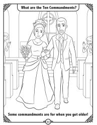 What are the Ten Commandments? Coloring page4